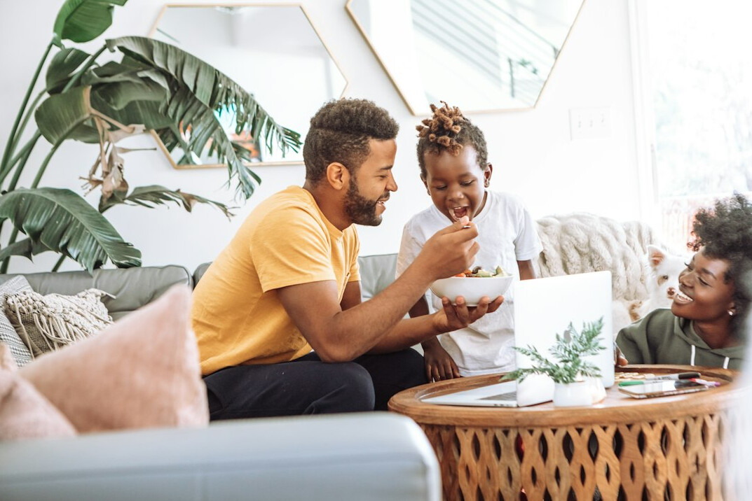 family enjoying time together