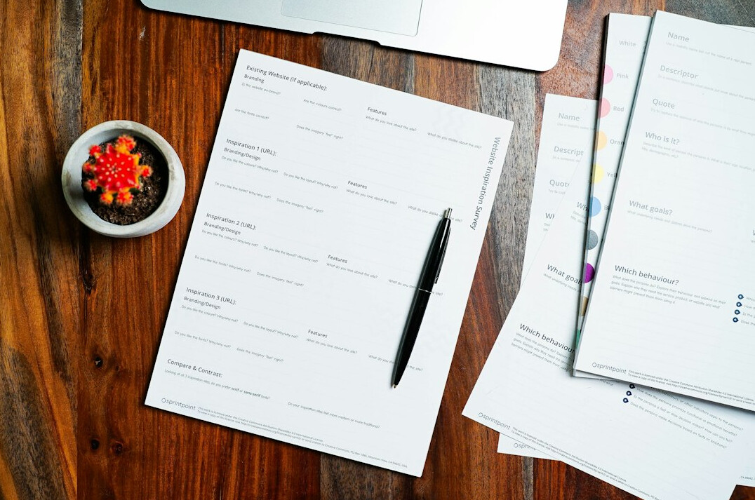 financial documents on desk