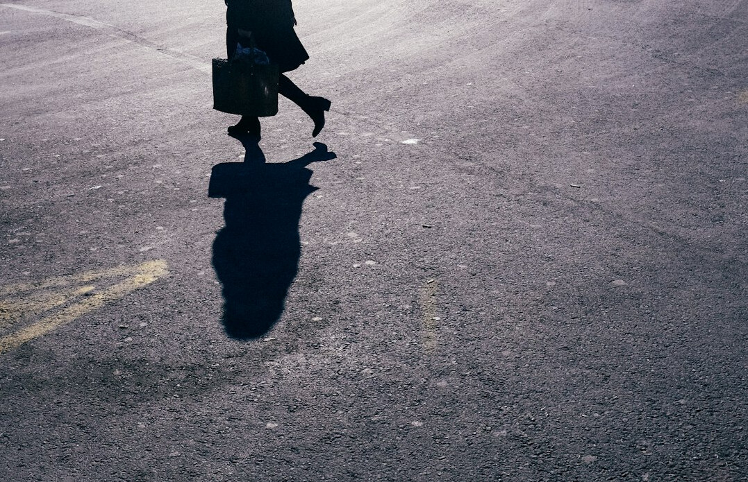 private investigator in shadow